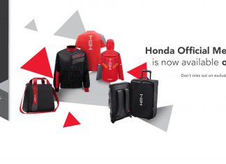 Anda kini boleh beli barangan rasmi Honda di Shopee