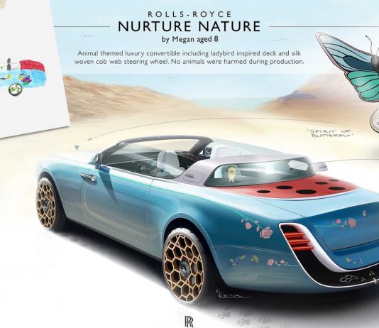 Rolls-Royce Convertible ini adalah ilham kanak-kanak berusia 8 tahun