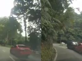 Syok sangat memotong, pemandu Perodua Bezza bertembung kenderaan arah bertentangan