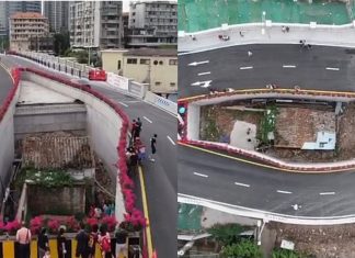 Tolak untuk pindah, ‘rumah paku’ ini kekal di tengah jalan raya di China