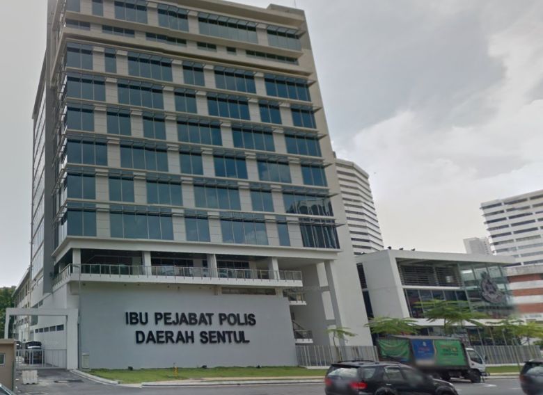 Sentul balai polis Map and