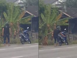 Tik Tok punya pasal, seorang lelaki dianggap ‘gila’ kerana berjoget di tepi jalan raya