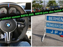 “Kalau setakat saman RM10,000, RM10 juta aku boleh bayar,” lelaki pakai BMW tengking anggota JPJ