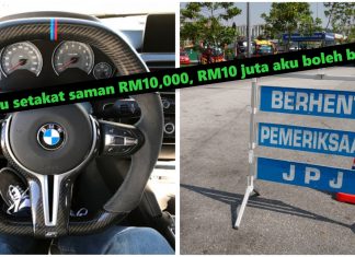 “Kalau setakat saman RM10,000, RM10 juta aku boleh bayar,” lelaki pakai BMW tengking anggota JPJ
