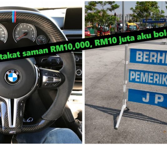 “Kalau setakat saman RM10,000, RM10 juta aku boleh bayar,” lelaki pakai BMW tengking anggota JPJ