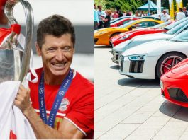 Penjaring terbanyak UCL musim 2019/20, ini koleksi kereta mewah milik Robert Lewandowski