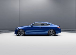 Mercedes C200 Coupe AMG Line 2020 lebih berkuasa dengan 204hp dan 300Nm, dilengkapi Mercedes me connect