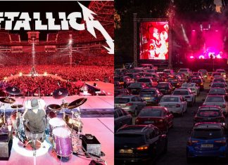 Metallica guna konsep drive-in pada konsert pertama mereka tahun 2020