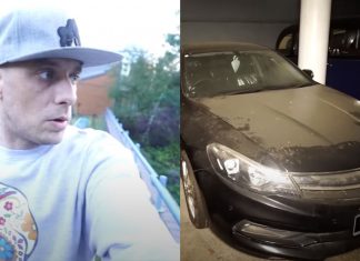 Misteri Proton Perdana di bangunan kosong di UK bersama kereta mewah