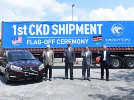 Proton eksport kumpulan pertama kit CKD Saga ke Kenya