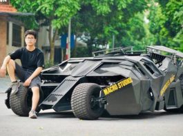 Minat terhadap Batman, pemuda berusia 23 tahun ini hasilkan Batmobile dengan cita rasa tersendiri