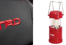 Ini barang perkhemahan Toyota TRD, untuk pasaran AS sahaja