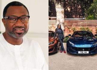 Jutawan Nigeria ini belanja sebuah Ferrari Portofino berharga RM877k untuk setiap tiga orang anaknya