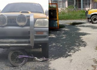 Kanak-kanak main basikal depan rumah maut dilanggar kenderaan pacuan empat roda