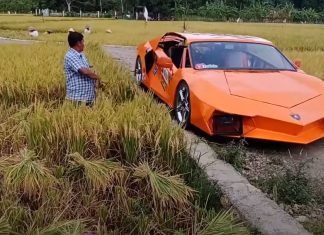 Petani di Indonesia hasilkan replika Lamborghini guna enjin motosikal