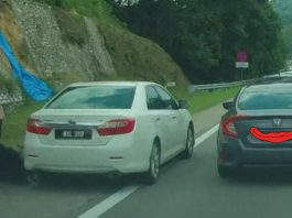 Guna lorong kecemasan dan langgar lari, pemandu Toyota Camry serah diri