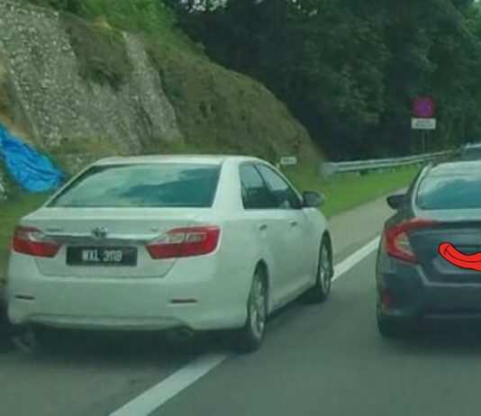Guna lorong kecemasan dan langgar lari, pemandu Toyota Camry serah diri