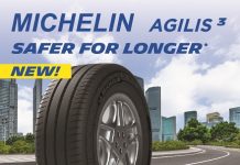 Michelin Agilis 3 baharu dengan prestasi brek basah lebih baik, untuk kenderaan komersial ringan