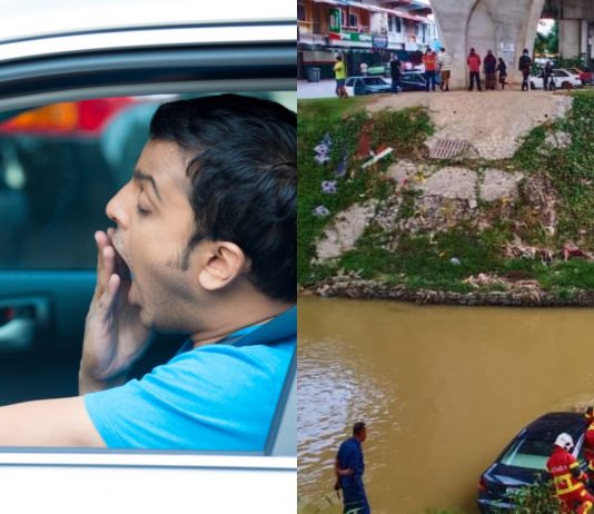 Terlibat dalam kemalangan, lelaki ini pulang tidur di rumah dahulu sebelum buat laporan polis