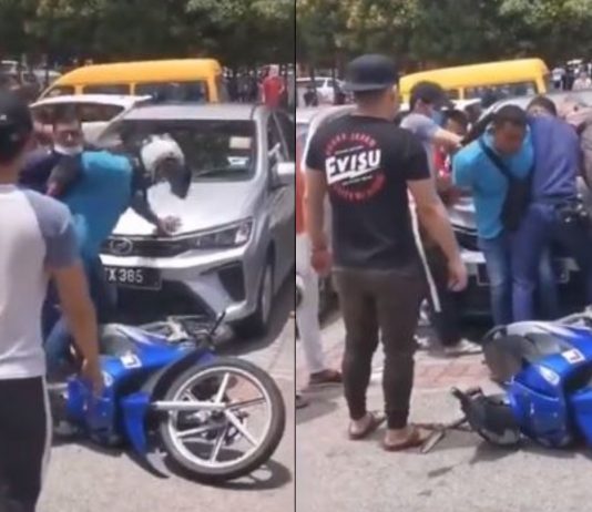 Peragut tumpas kena ‘flying kick’ anggota MBJB