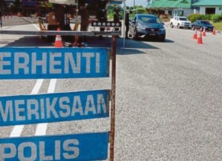 Polis : Tiada sekatan jalan di selekoh, laluan berbukit