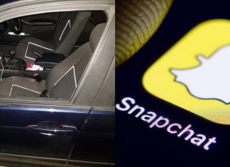 Seorang wanita tercampak keluar dari tingkap kereta kerana asyik buat video Snapchat
