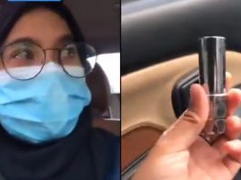 Isteri sangka gincu orang lain dalam kereta suami, rupa-rupanya spanar soket untuk putarkan skru
