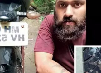 Lelaki ini habiskan RM367 untuk tampal 60 lubang pada tayar motosikalnya