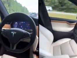 Guna mod Autopilot dan duduk di kerusi penumpang, pemilik rakam Tesla tanpa pemandu