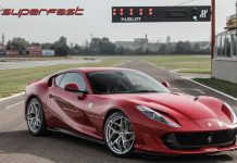 Ferrari panggil semula 812 Superfast kerana risiko cermin belakang tercabut