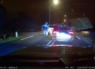 Aksi kejar mengejar antara polis dengan pemandu Volkswagen Golf GTI cecah 240km/j