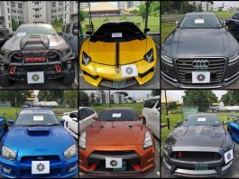 Macau scam: Lebih 20 kenderaan termasuk mewah, sport dan supercar disita