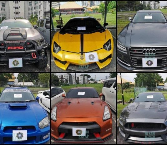 Macau scam: Lebih 20 kenderaan termasuk mewah, sport dan supercar disita