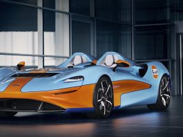 McLaren Elva dengan tema Gulf diperkenalkan di Goodwood SpeedWeek