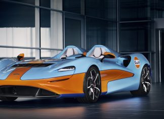 McLaren Elva dengan tema Gulf diperkenalkan di Goodwood SpeedWeek