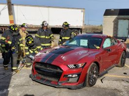 Bomba ‘musnahkan’ Ford Shelby GT500 baharu untuk tujuan latihan