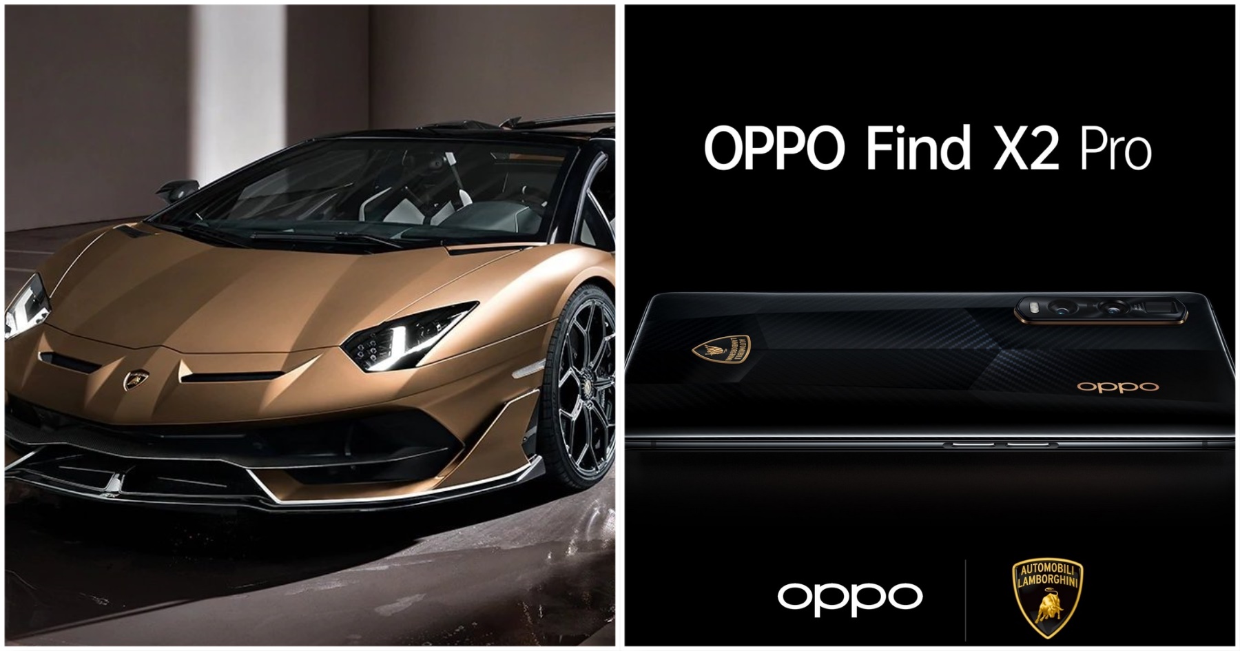 Oppo Find X2 Pro diinsiprasikan dari Lamborghini Aventador SVJ Roadster