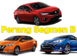 Perang segmen-B: Honda City vs Nissan Almera vs Toyota Vios
