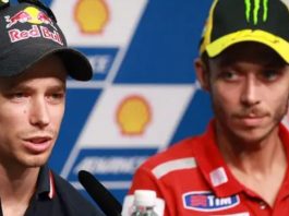 “Sangat menyedihkan untuk lihat Rossi raikan kedudukan 5 teratas seperti dia menang,” – Casey Stoner rossi stoner