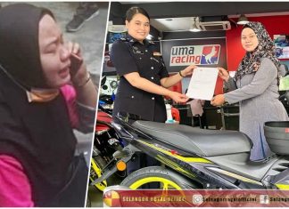 Tengku Permaisuri Selangor sumbang motosikal kepada rider FoodPand wanita ini