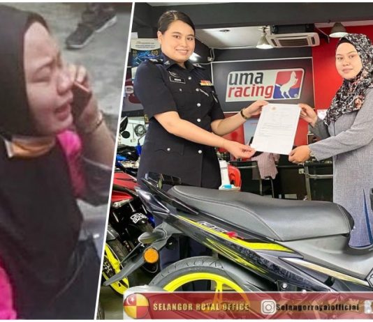 Tengku Permaisuri Selangor sumbang motosikal kepada rider FoodPand wanita ini