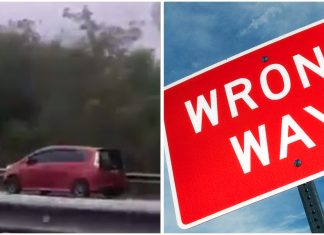 Polis kesan pemandu Perodua Alza pandu lawan arus