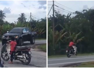 Penunggang cilik dan bapa serah diri kepada polis
