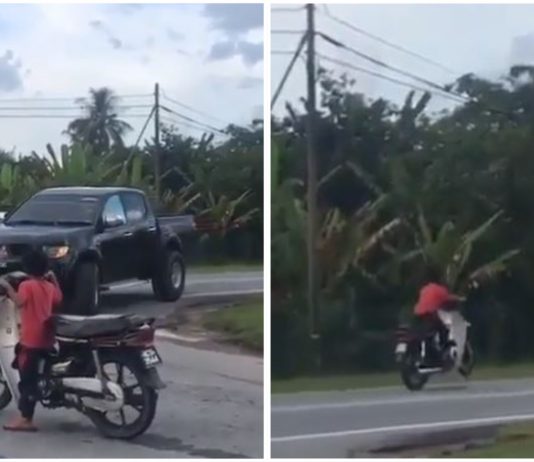 Penunggang cilik dan bapa serah diri kepada polis