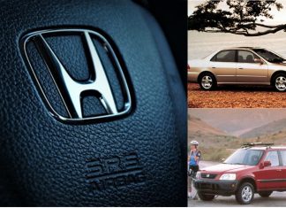 Honda panggil semula Accord 1999 dan CR-V 2000 untuk ganti inflator beg udara Takata