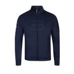jaket EB berwarna biru laut