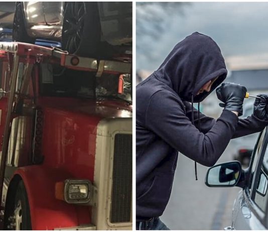 Pengesan GPS temukan polis Amerika Syarikat dengan beberapa kereta curi, kereta peronda pun ada!