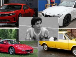 Ini senarai kereta yang pernah dimiliki Diego Maradona sejak awal karier bola sepak hingga tahun 2020