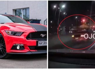 Langgar penunggang motosikal, pemandu Ford Mustang ditahan selepas bapa sendiri lapor kepada polis