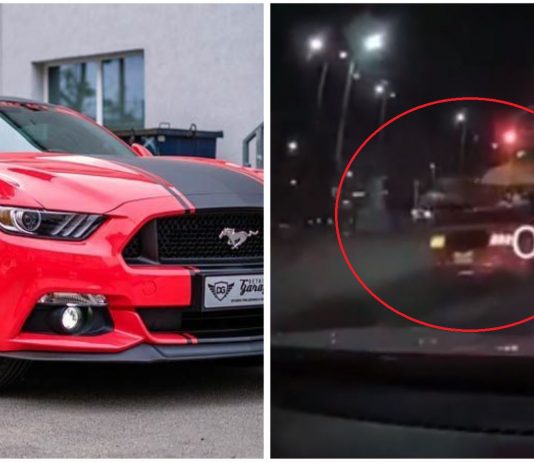 Langgar penunggang motosikal, pemandu Ford Mustang ditahan selepas bapa sendiri lapor kepada polis